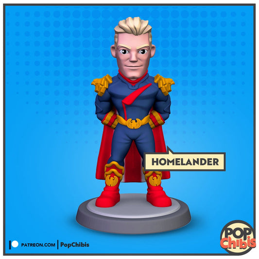 Homelander Chibi | KS | 75mm Scale | Pop Minis | Pop Chibis | Resin Miniatures