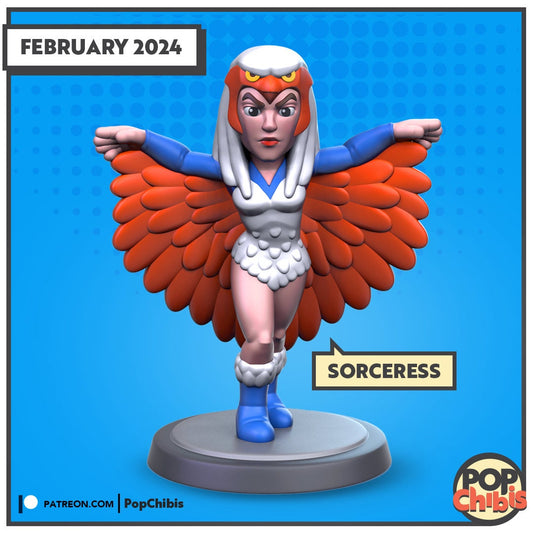 Masters of The Universe - Sorceress Chibi | KS | 75mm Scale | Pop Minis | Pop Chibis | Resin Miniatures