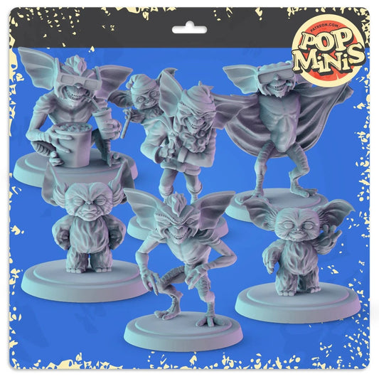 Gremlins | 31 - Gremlins | 32mm Scale | Pop Minis | Pop Chibis | Resin Miniatures