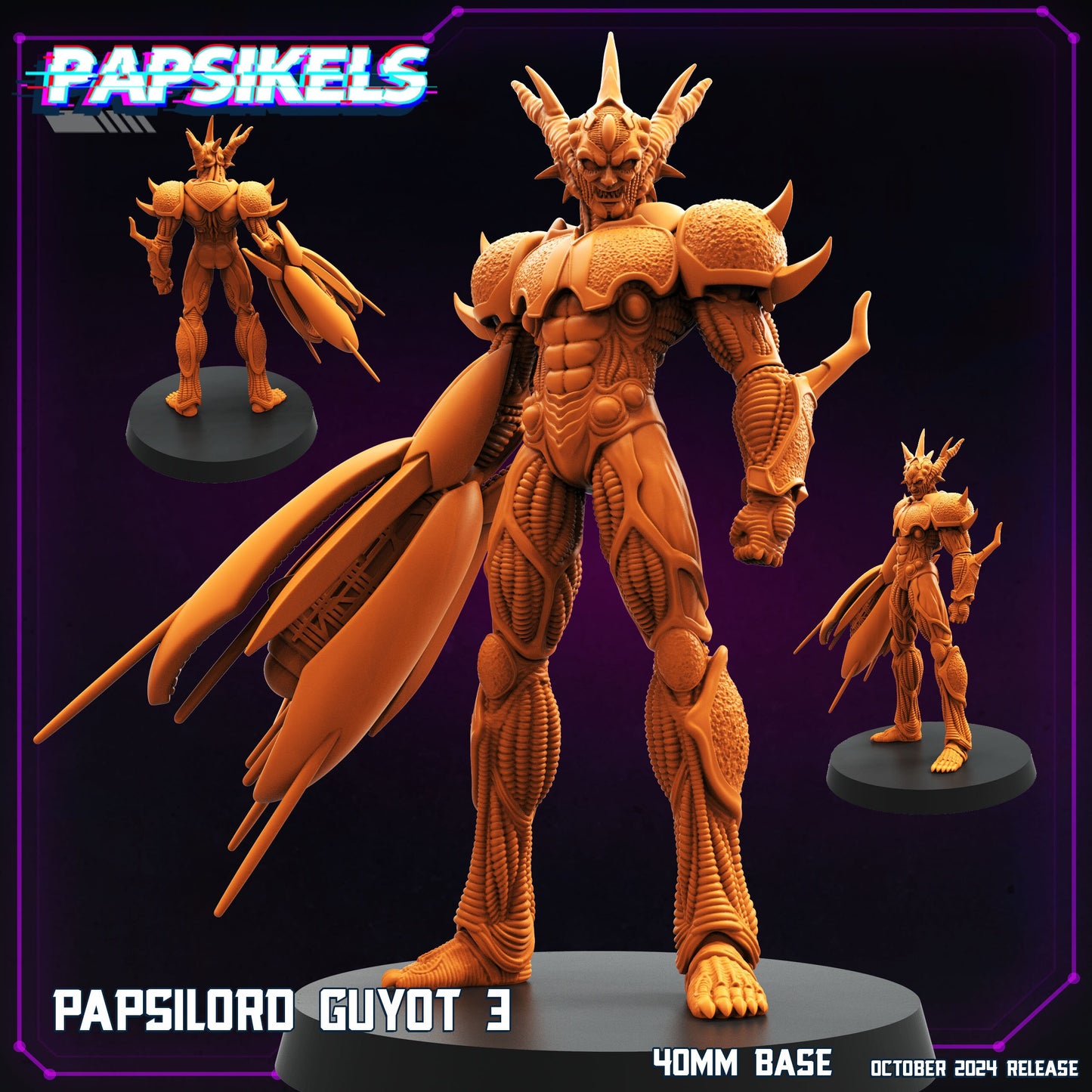 Cyberpunk, Papsilord Guyot (Guyver), Papsikels, 32mm Mini
