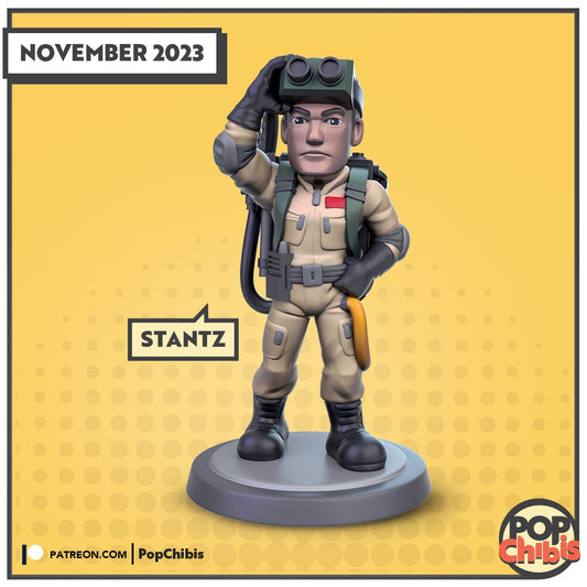 Ghostbusters - Stantz Chibi | KS | 75mm Scale | Pop Minis | Pop Chibis | Resin Miniatures