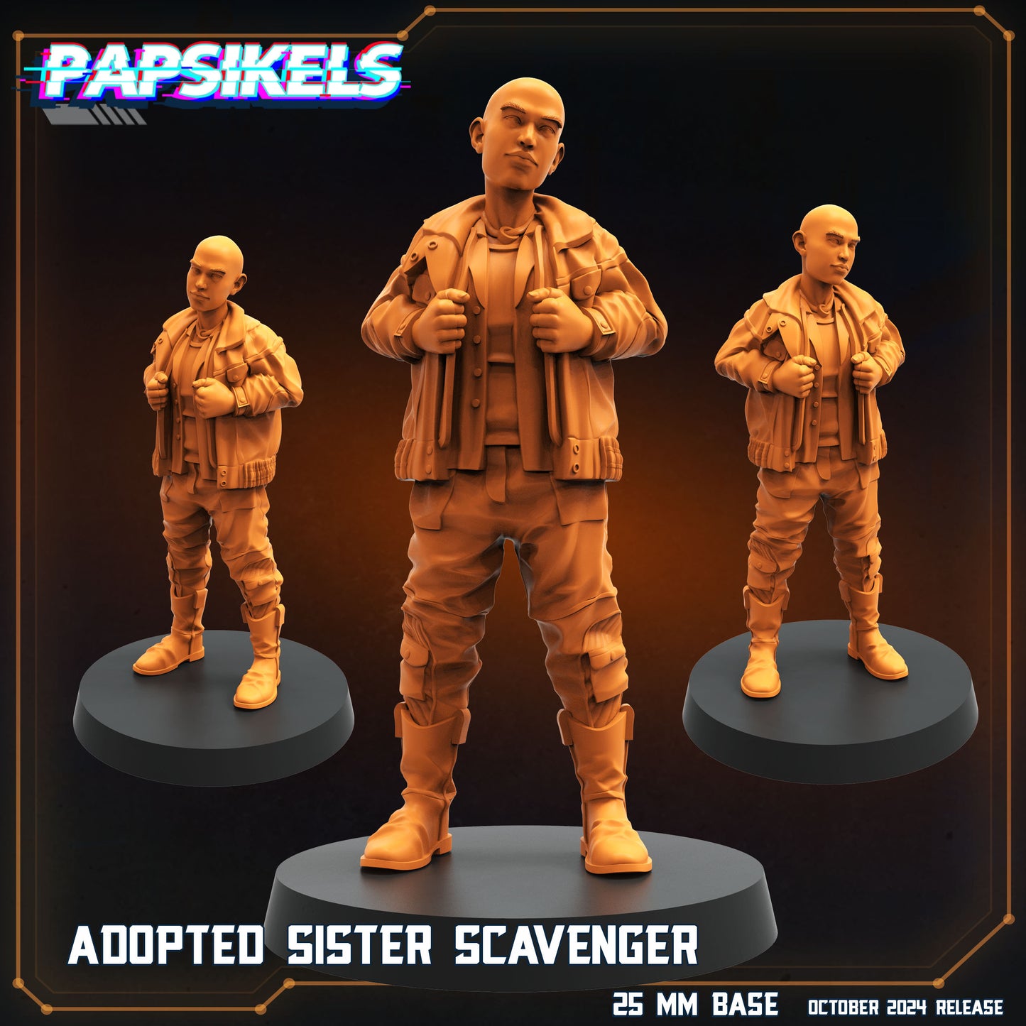 Aliens Vs Humans Scavenger Romulus, Adopted Sister Scavenger , Papsikels, 32mm Mini