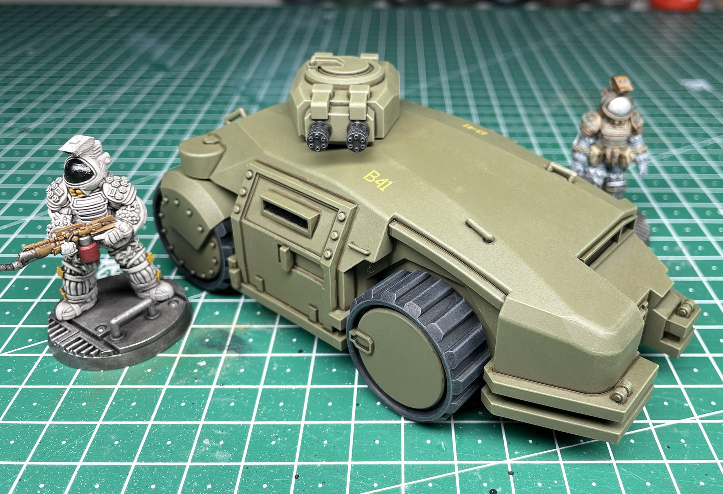Cyberpunk Arc Whrellieck MK1 Miniature Figurine - Sculpted for RPG, Wargaming, TTRPG, Anime Enthusiasts