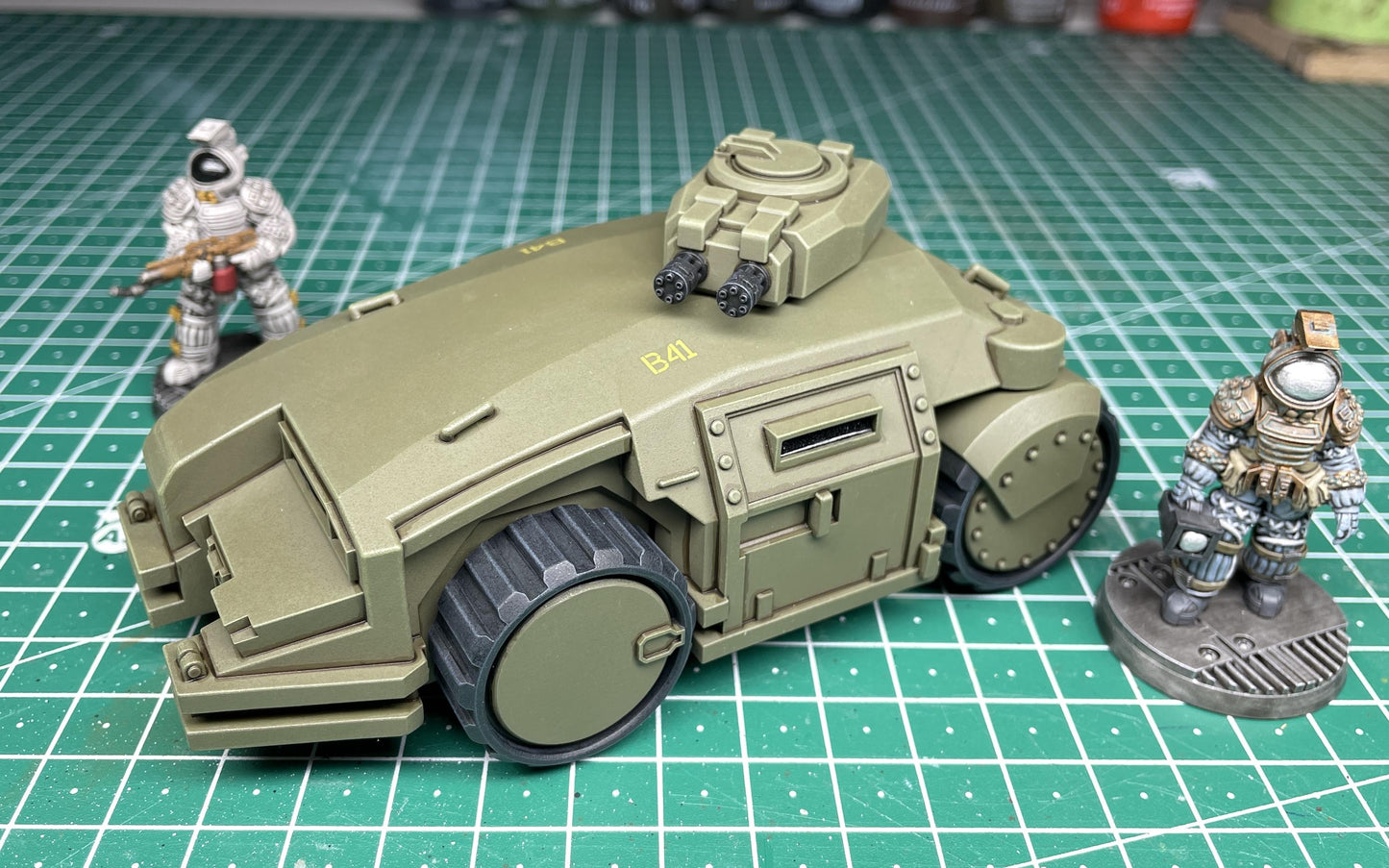 Cyberpunk Arc Whrellieck MK1 Miniature Figurine - Sculpted for RPG, Wargaming, TTRPG, Anime Enthusiasts