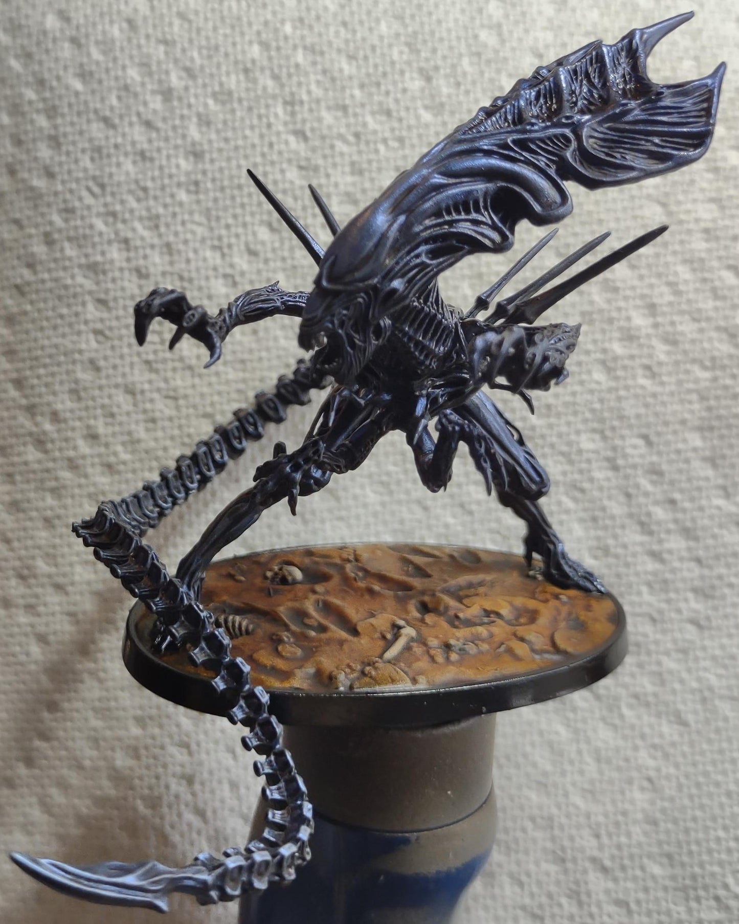 Xenomorph Xeno Brood Mother Resin Miniature for Sci-Fi Tabletop Gaming - Papsikels Alien Queen Figure