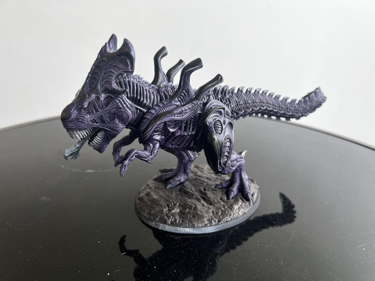Xeno T-Rex Army: Xenosaur Tyranno Beastmaster Riders - 32mm Resin Tabletop Miniature for OPR
