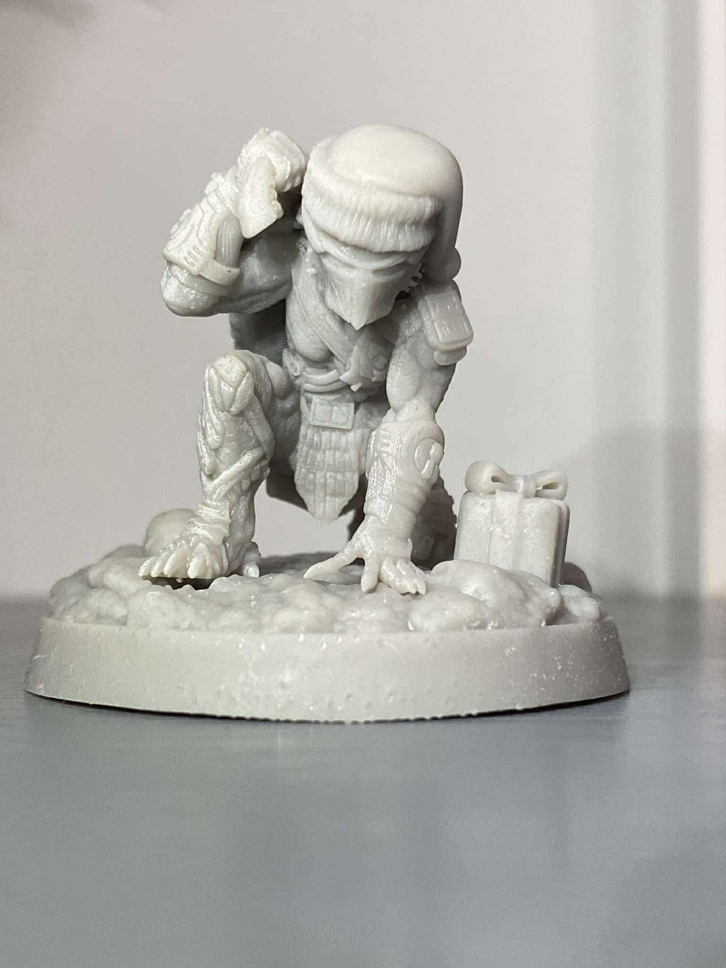 Falconeer Hunter Claus - Christmas 2024, miniature sculpted by Papsikels. Mini wargaming/ Wargames/ TTRPG/ 32mm