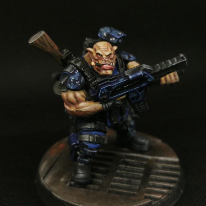 Colonial Captain Rene Rekestas Miniature - 32mm UGOK Officer for Wargaming, RPG, and Tabletop Games