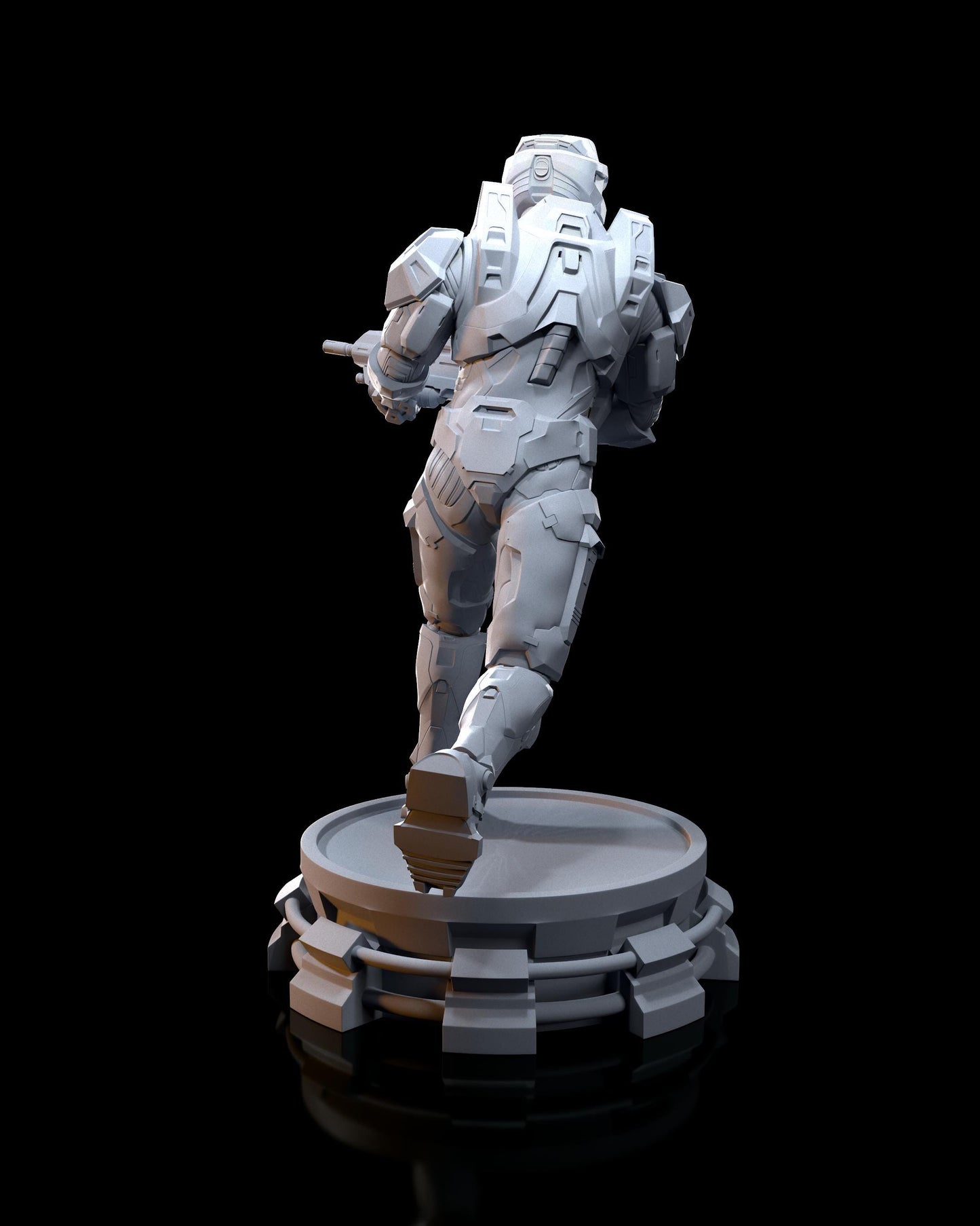 Master Chief from Halo (fan art) | Full Model or Bust | Miniature scale 1:12 | h3LL Creator | DIY Model Kit