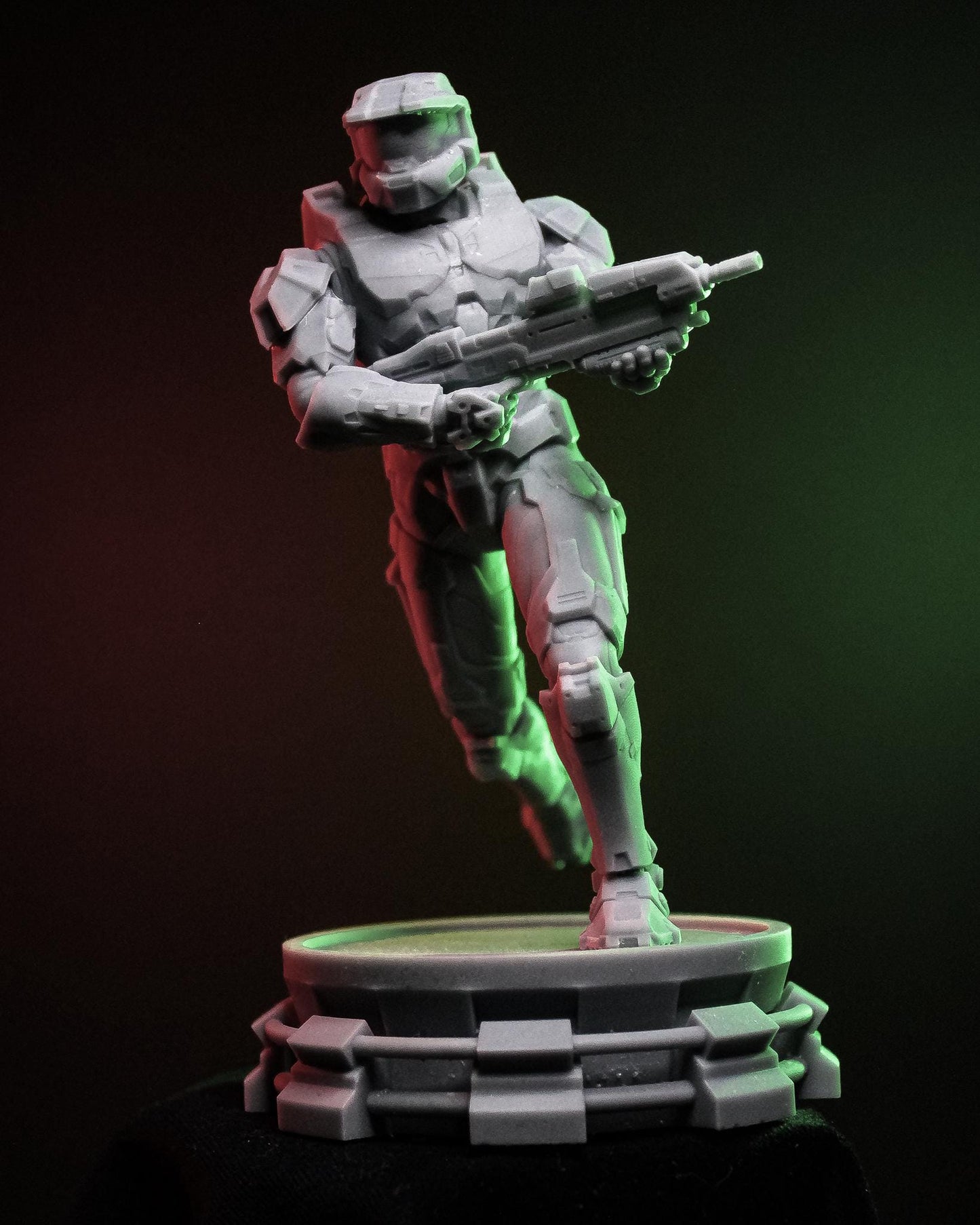 Master Chief from Halo (fan art) | Full Model or Bust | Miniature scale 1:12 | h3LL Creator | DIY Model Kit