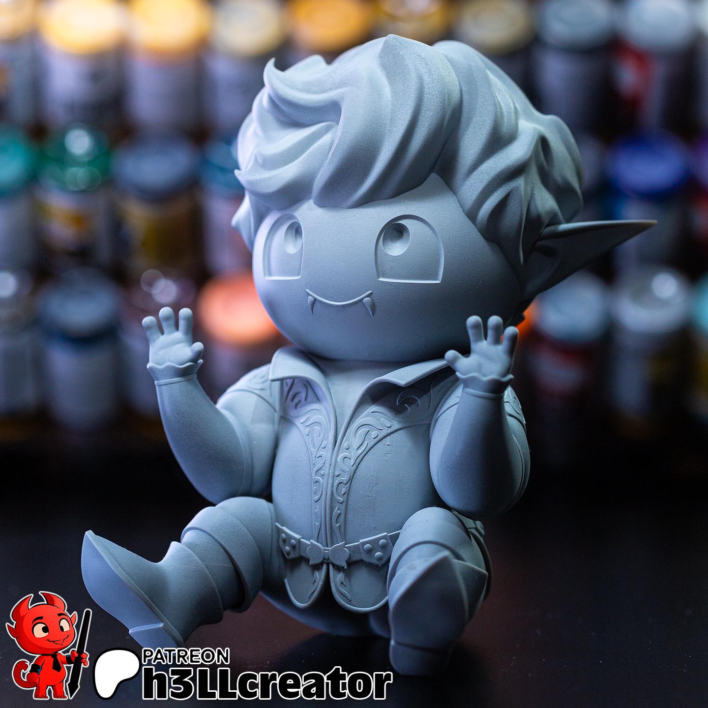 Astarion - phone stand Baldurs Gate 3 (fan art) | h3LL Creator | DIY Model Kit