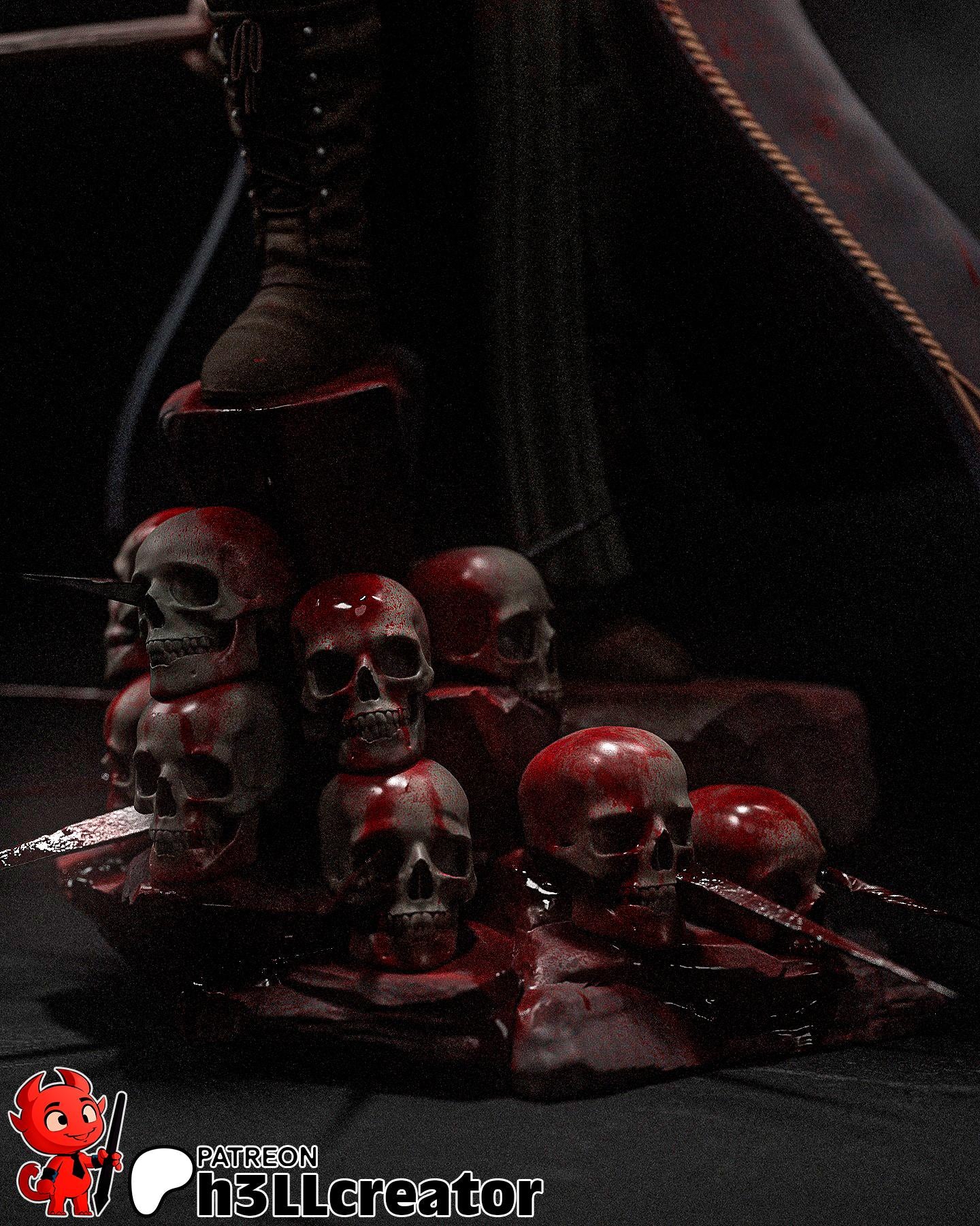 Dark Urge from Baldurs Gate 3 (fan art) | Full Model or Bust | Miniature scale 1:12 | h3LL Creator | DIY Model Kit