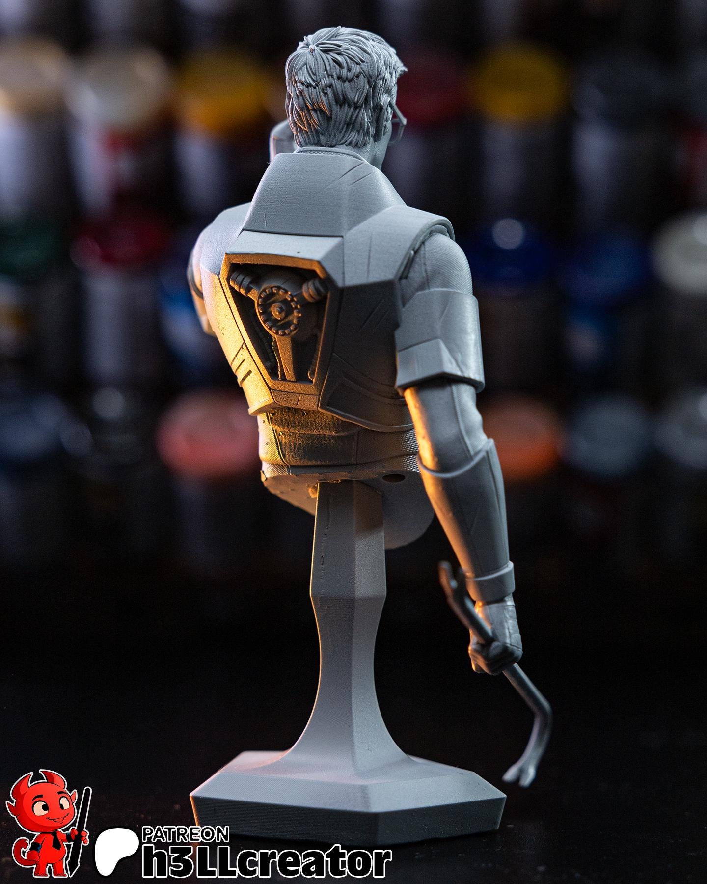 Gordon Freeman from Half Life 2 (fan art) | Full Model or Bust | Miniature scale 1:12 | h3LL Creator | DIY Model Kit