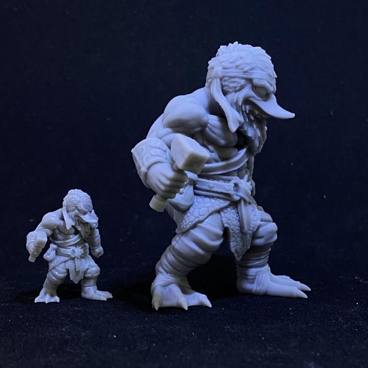 Flavio The One Eyed Mallard Artisan | Papsikels, Resin Miniature - Tabletop miniature - Fantasy Miniature - 32mm or 75mm