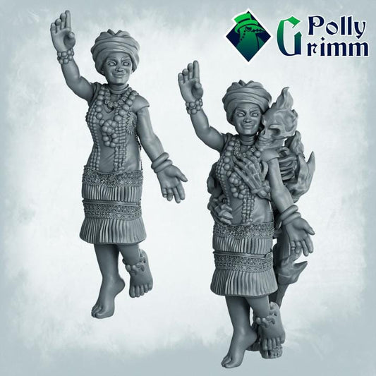 Marie Laveau The Voodoo Queen  - Fantasy historic miniatures for tabletop games. 28mm / 32mm Resin Figures for RPG