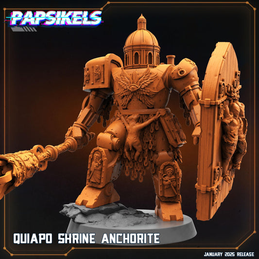 Quaipo Shrine Anchorite | Trench Crusade | Papsikels Fantasy, Resin Miniature - Tabletop miniature - Fantasy Miniature - 32mm