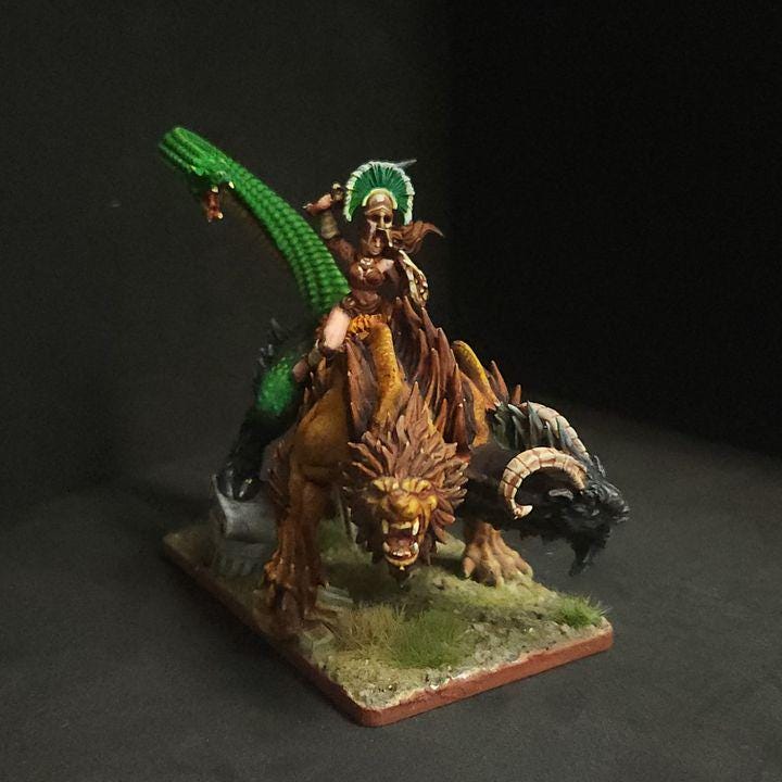 Bolg Magnus Chimera: Bronzeclad Greatgoblin Miniature for D&D, Pathfinder, and TTRPG Campaigns