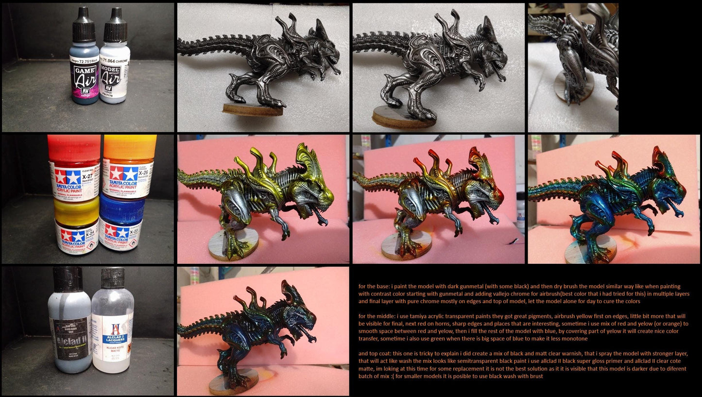 Xeno T-Rex Army: Xenosaur Tyranno Beastmaster Riders - 32mm Resin Tabletop Miniature for OPR