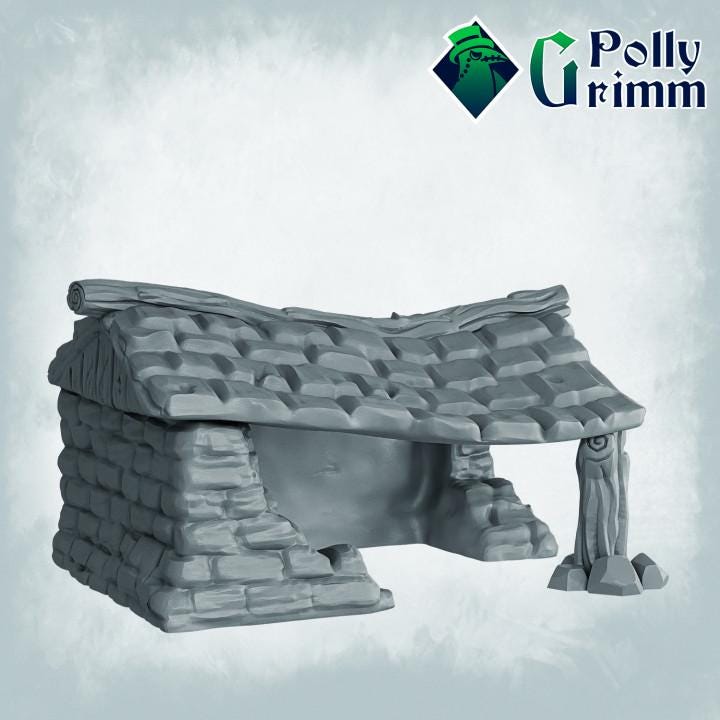 Terrain Set - Scatter Terrain - Fantasy historic miniatures for tabletop games. 28mm / 32mm Resin Figures for RPG