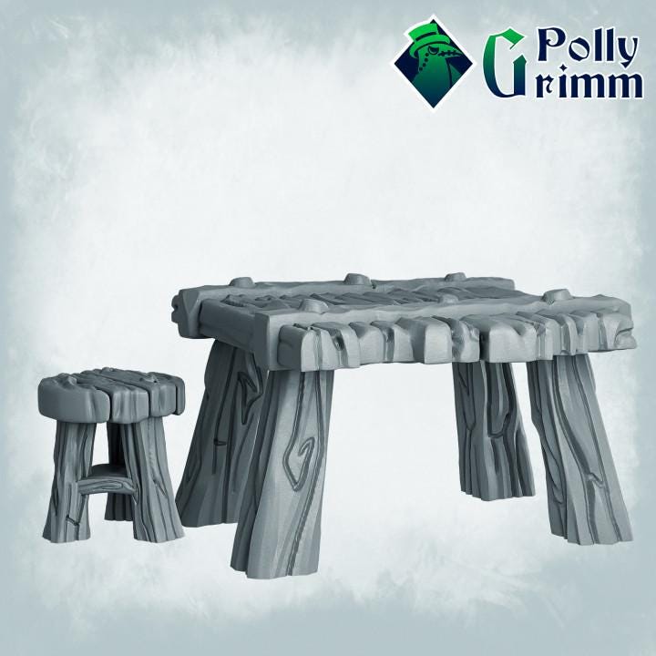 Terrain Set - Scatter Terrain - Fantasy historic miniatures for tabletop games. 28mm / 32mm Resin Figures for RPG