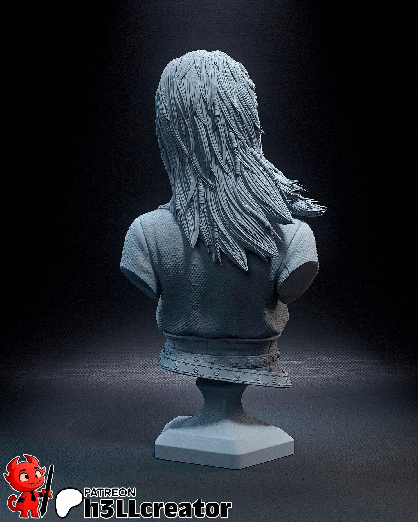 Jaheira from Baldur's Gate 3 (fan art) | Full Model or Bust | Miniature scale 1:12 | h3LL Creator | DIY Model Kit
