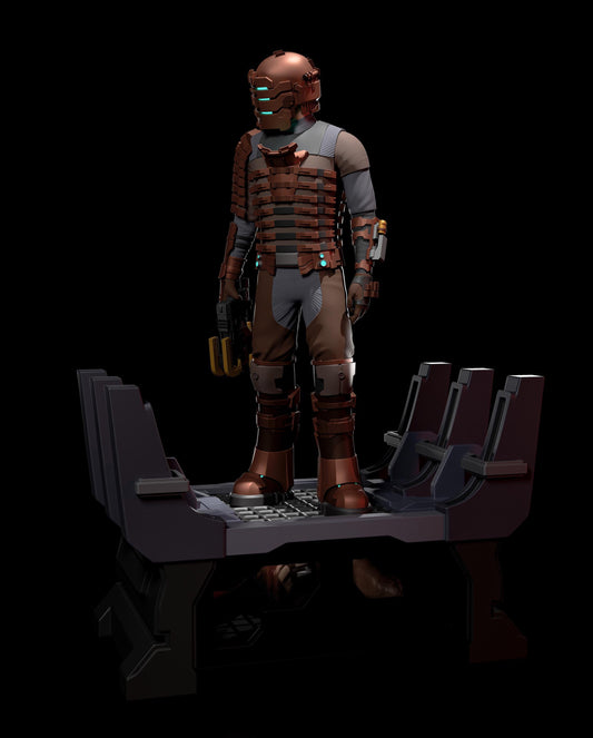 Isaac Clarke from Dead Space (fan art) | Full Model or Bust | Miniature scale 1:12 | h3LL Creator | DIY Model Kit