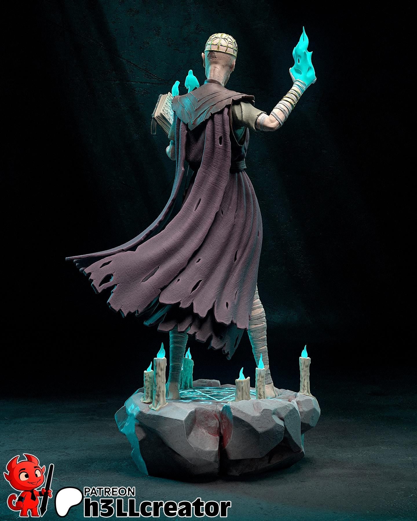 Withers from Baldurs Gate 3 (fan art) | Full Model or Bust | Miniature scale 1:12 | h3LL Creator | DIY Model Kit