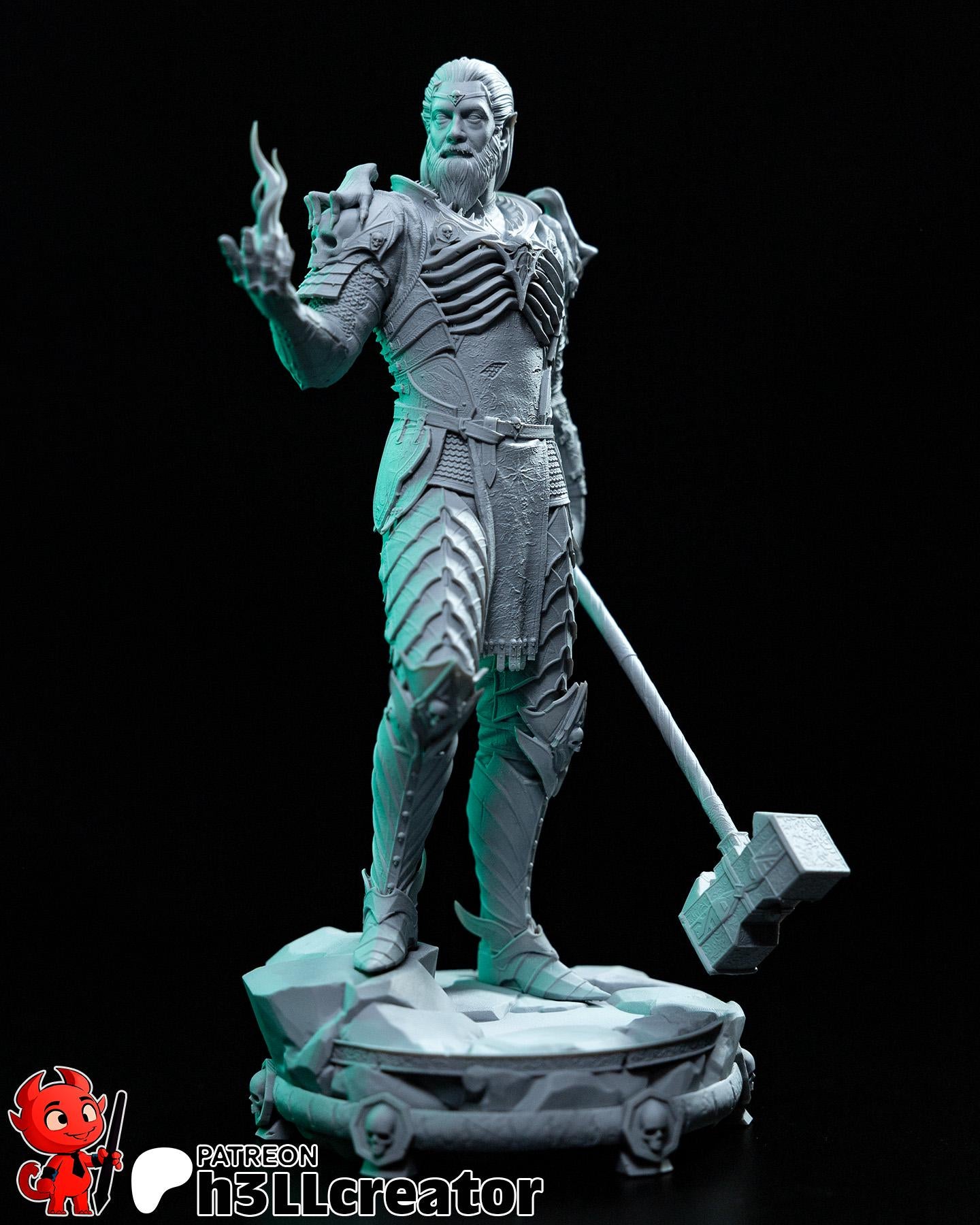 Ketheric Thorm from Baldurs Gate 3 (fan art) | Full Model or Bust | Miniature scale 1:12 | h3LL Creator | DIY Model Kit
