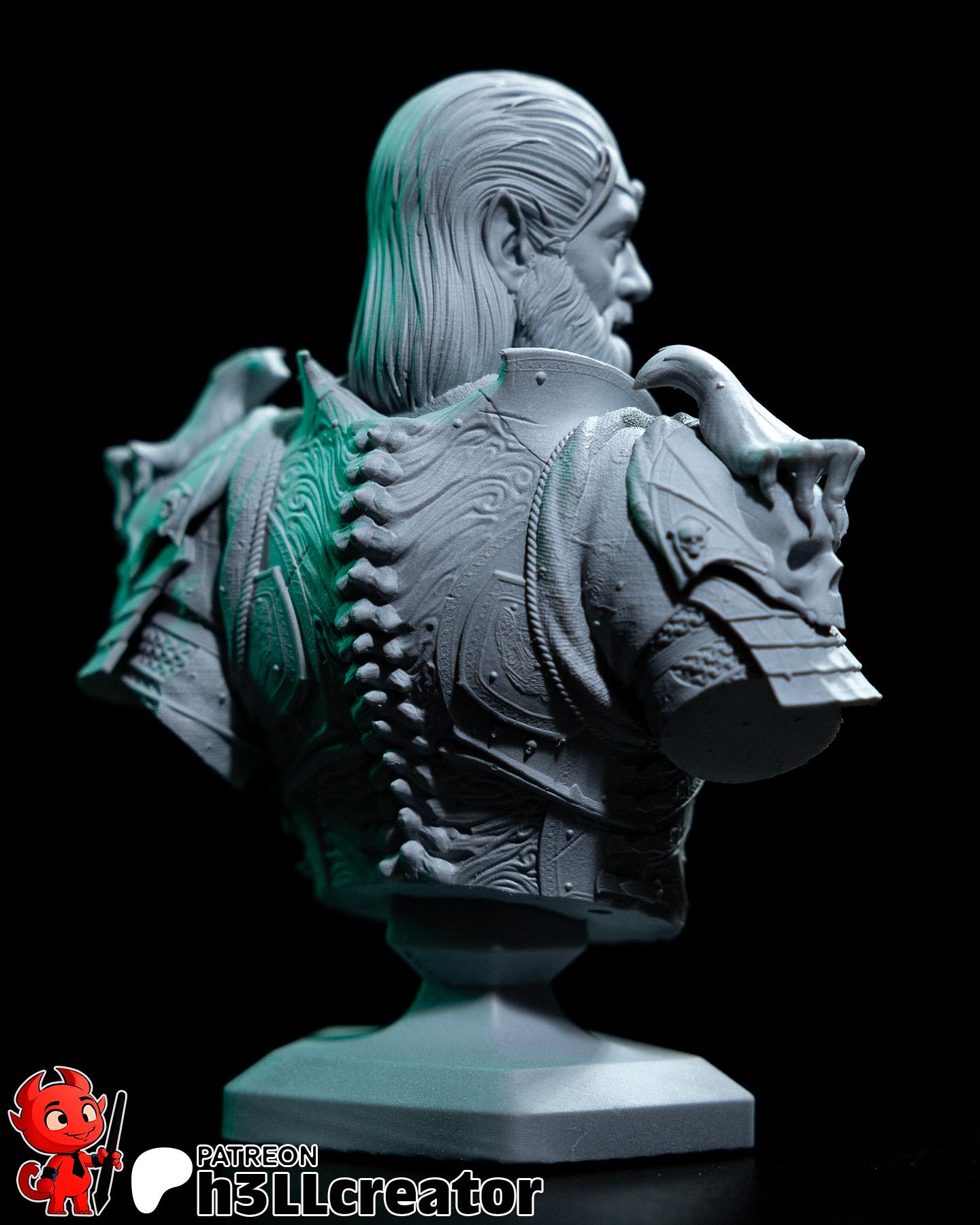 Ketheric Thorm from Baldurs Gate 3 (fan art) | Full Model or Bust | Miniature scale 1:12 | h3LL Creator | DIY Model Kit