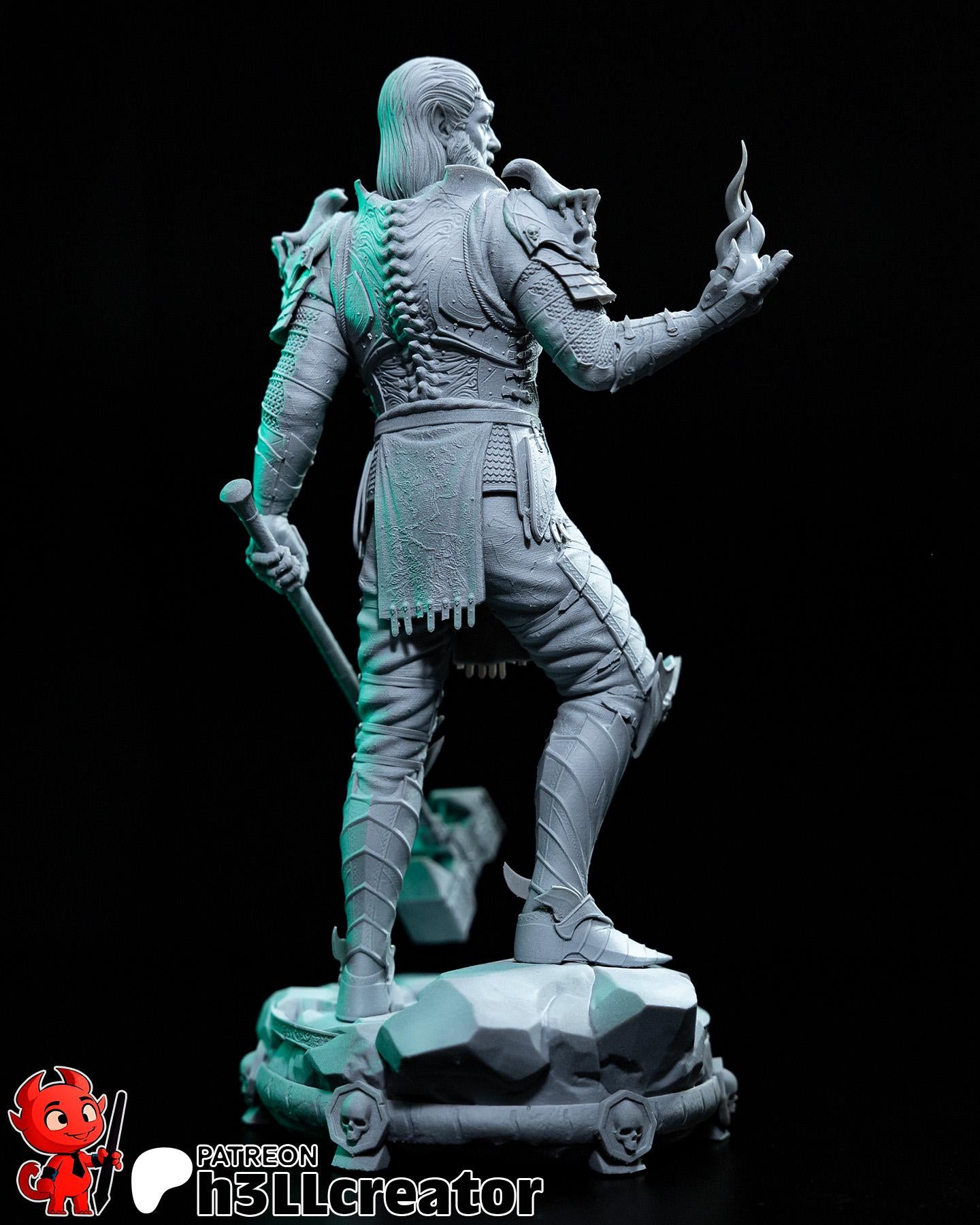 Ketheric Thorm from Baldurs Gate 3 (fan art) | Full Model or Bust | Miniature scale 1:12 | h3LL Creator | DIY Model Kit