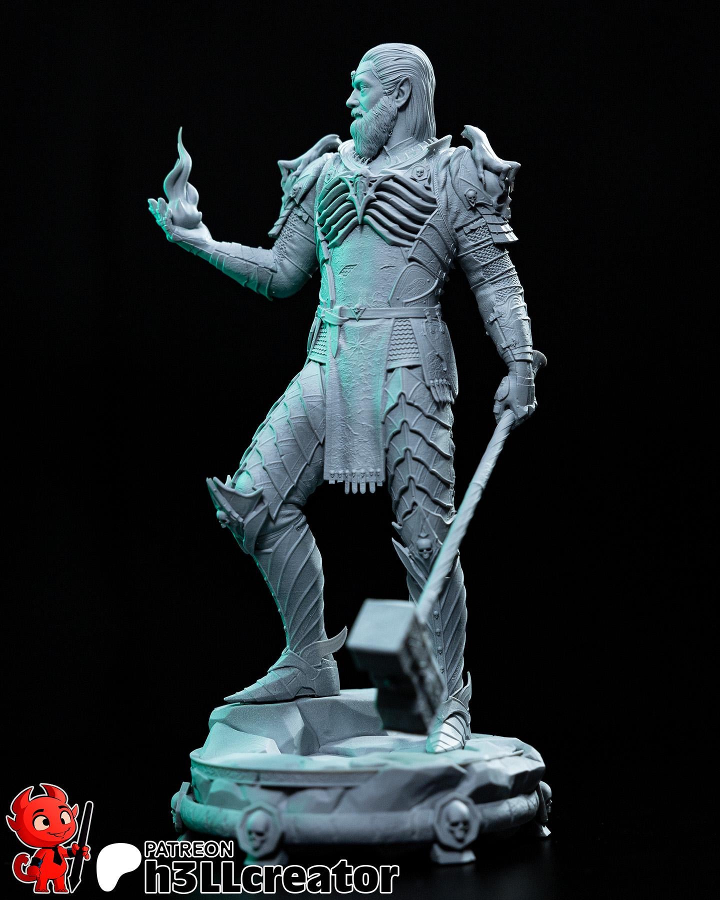 Ketheric Thorm from Baldurs Gate 3 (fan art) | Full Model or Bust | Miniature scale 1:12 | h3LL Creator | DIY Model Kit