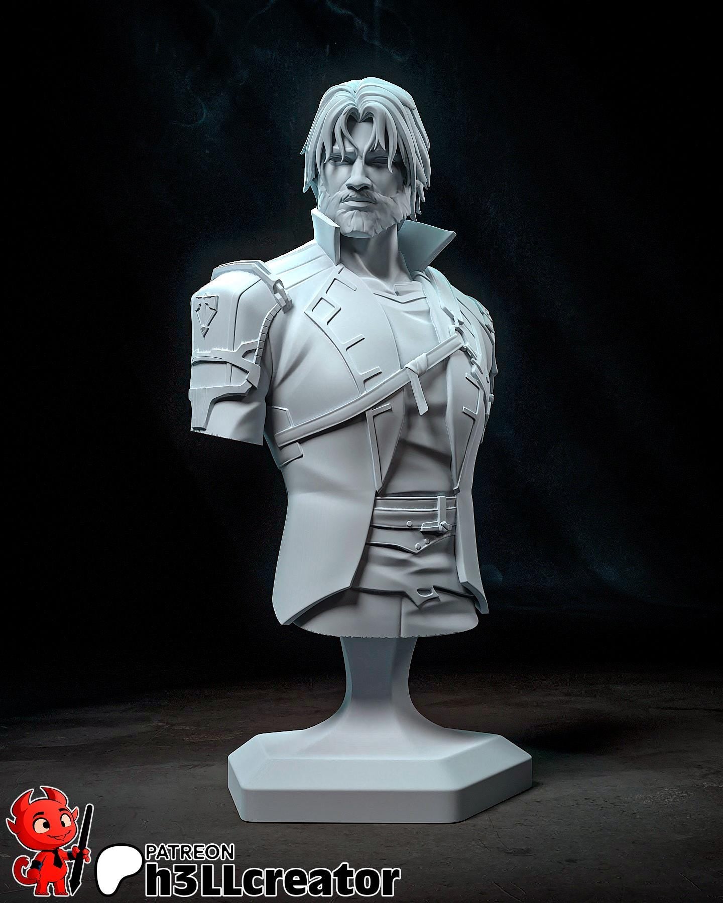 Jayce from Arcane (fan art) | Full Model or Bust | Miniature scale 1:12 | h3LL Creator | DIY Model Kit
