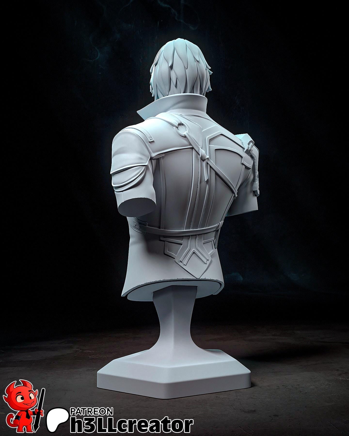 Jayce from Arcane (fan art) | Full Model or Bust | Miniature scale 1:12 | h3LL Creator | DIY Model Kit