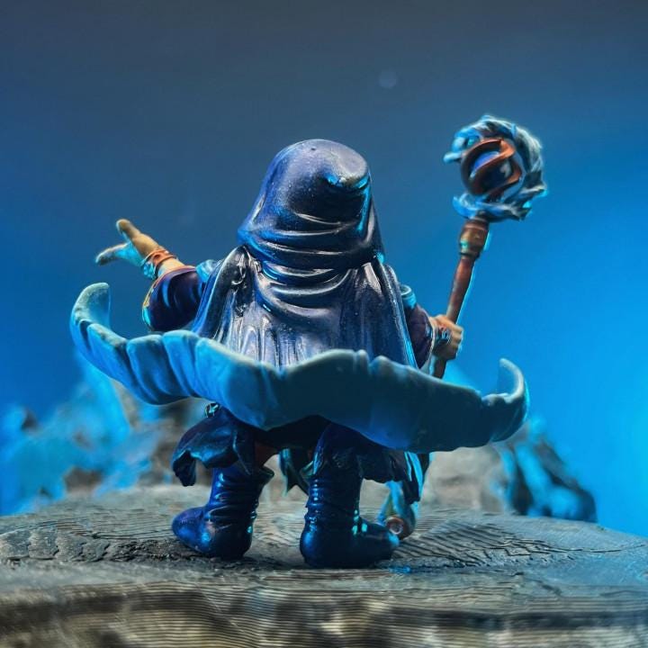 Maloray Agua Maiden Mallard Mage | Papsikels, Resin Miniature - Tabletop miniature - Fantasy Miniature - 32mm or 75mm