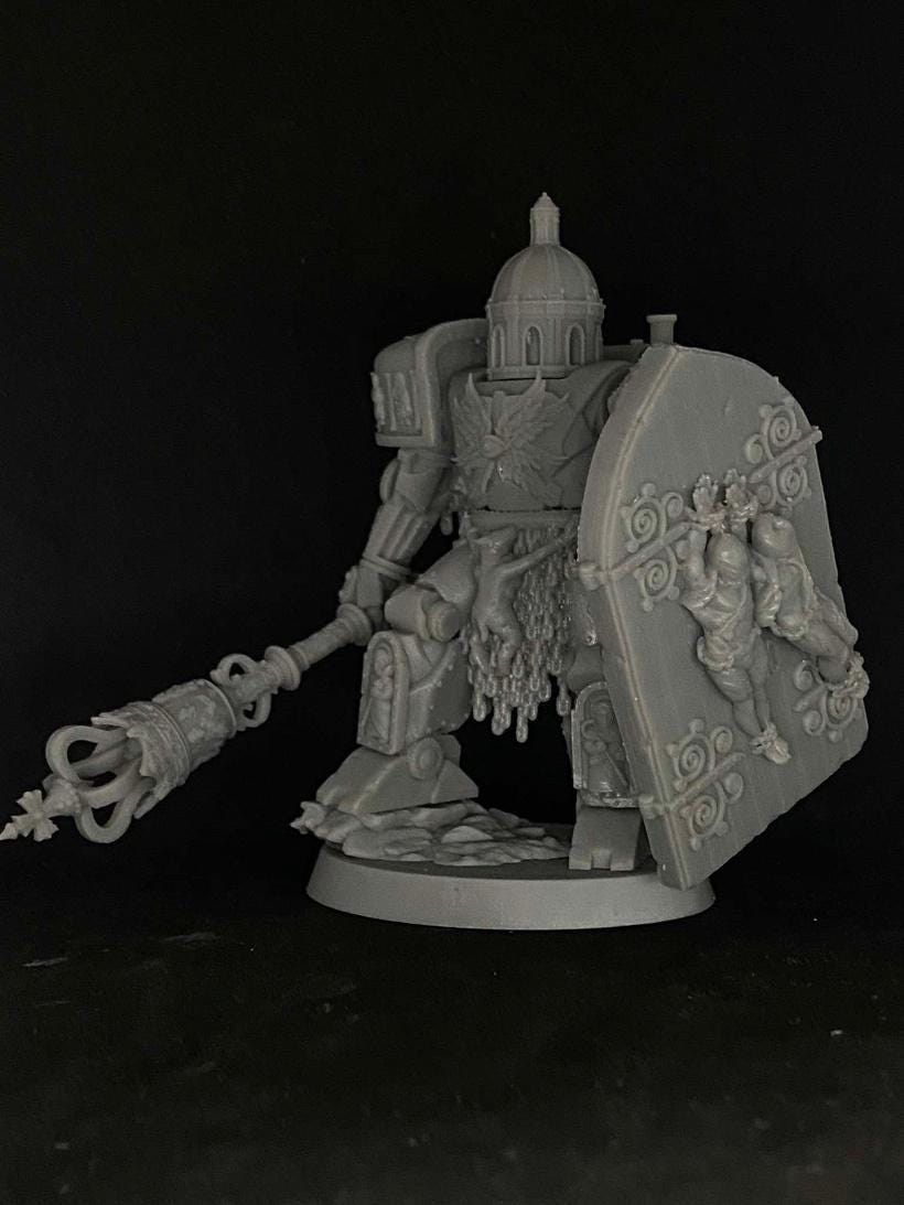 Quaipo Shrine Anchorite | Trench Crusade | Papsikels Fantasy, Resin Miniature - Tabletop miniature - Fantasy Miniature - 32mm