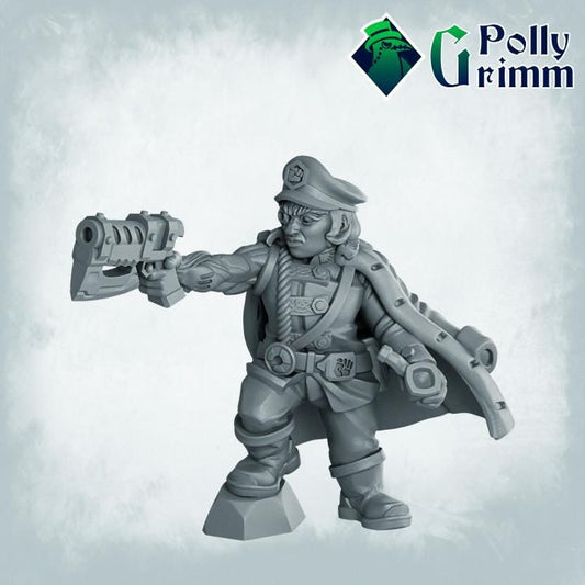 Galaxy Dwarves set. Army - Sci-fi tabletop miniature. 28mm / 32mm Resin Figures for RPG