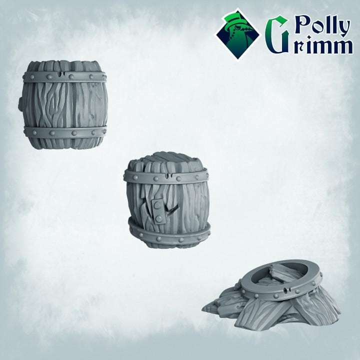 Terrain Set - Scatter Terrain - Fantasy historic miniatures for tabletop games. 28mm / 32mm Resin Figures for RPG
