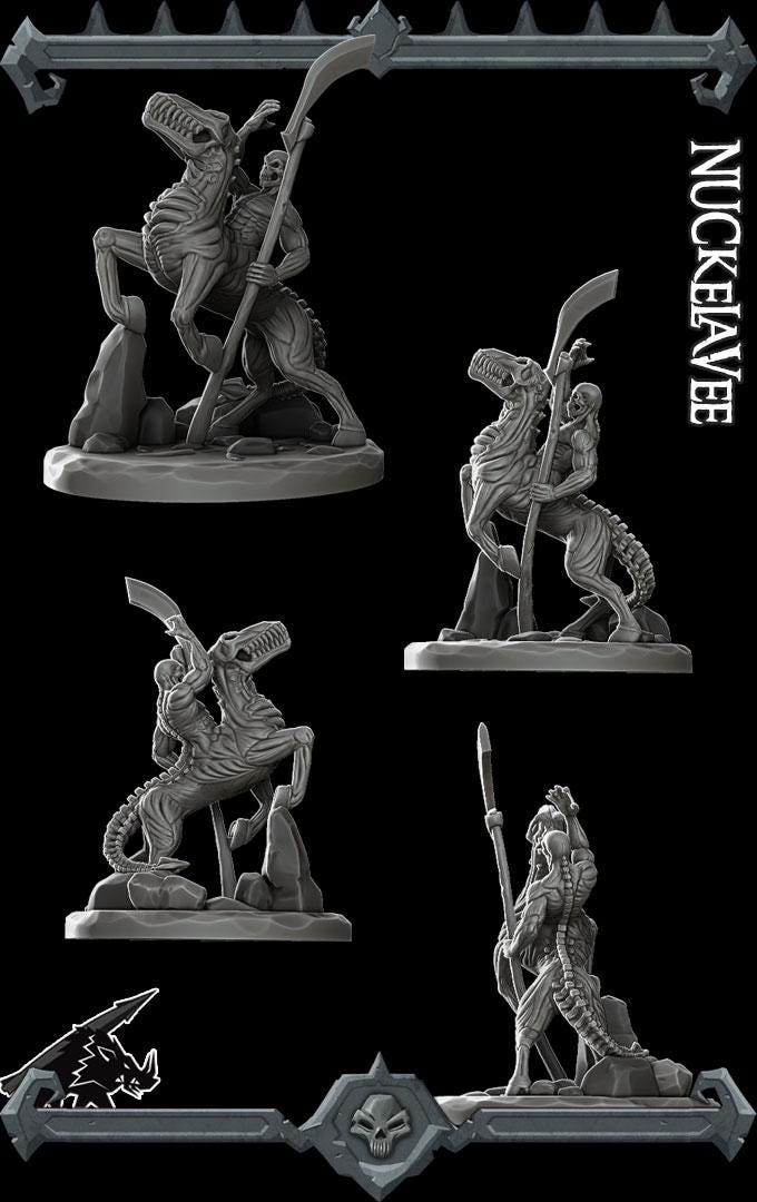 Nuckelavee | Undead Collection | Rocket Pig Games | Miniatures for tabletop games. 28mm to 32mm Resin for RPG, D&D, TTRPG