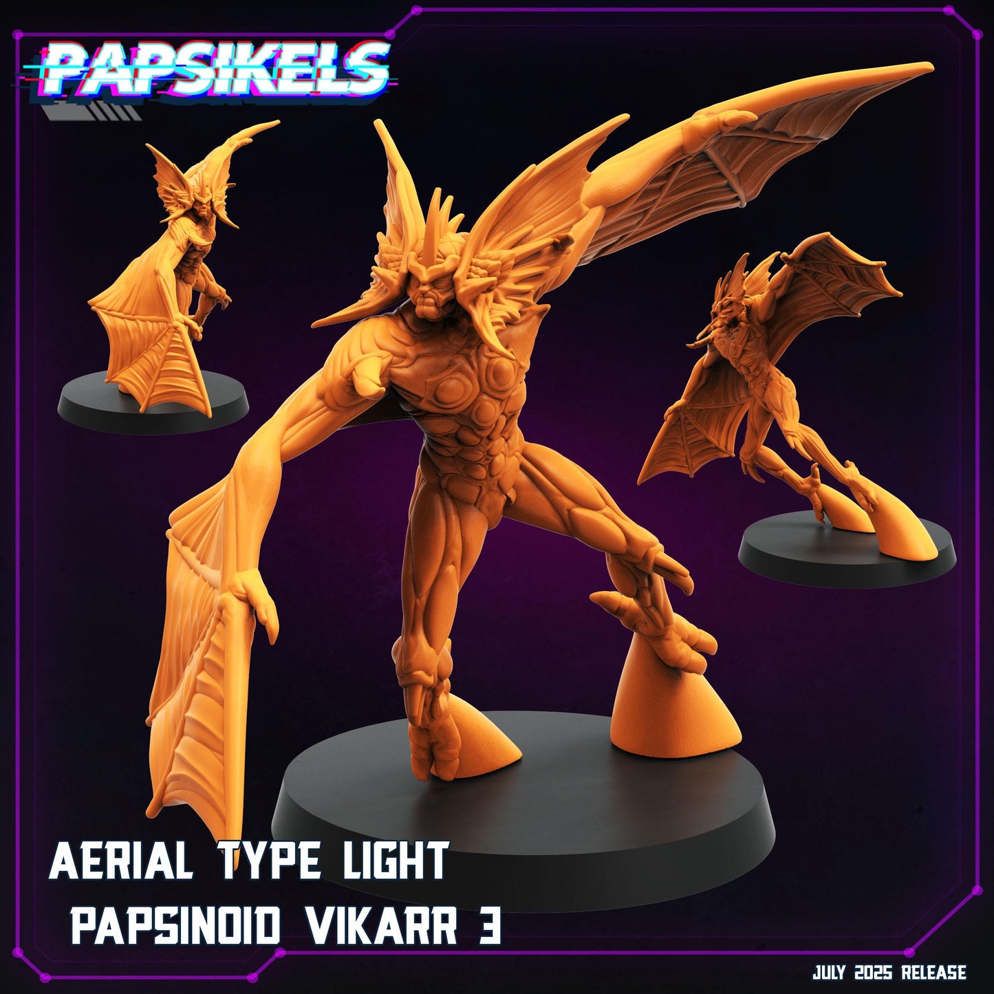 Cyberpunk Papsinoid Vikarr Miniature: 28mm/32mm Resin Model for RPG