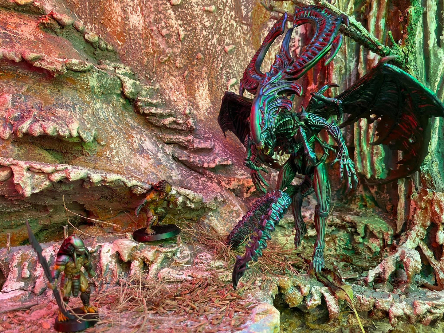 Xeno Outworld Queen Brood Dragon, Papsikels, Resin - Tabletop miniature - 32mm