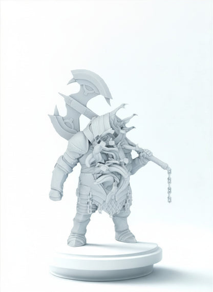 Trench Crusade Death Grab Executioner Proxy Miniature Papsikels Resin Figure