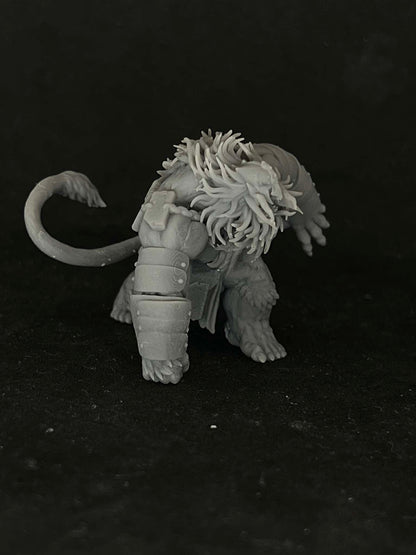 Lions of Habibi - Set of 2 | Trench Crusade | Papsikels Fantasy, Resin Miniature - Tabletop miniature - Fantasy Miniature - 32mm