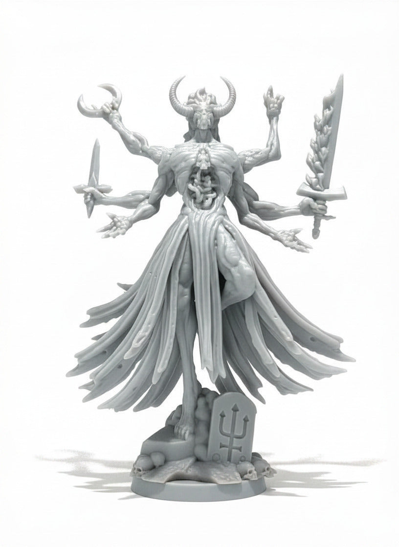 Trench Crusade Baphomet Sorcerer Resin Miniature Papsikels
