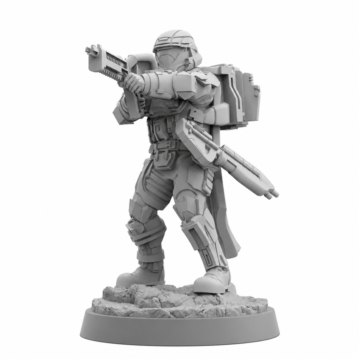 Helldivers A9 Helljumper Arc Thrower Resin Miniature Starship Trooper Inspired 28mm 32mm Papsikels