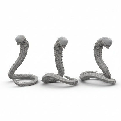 Alien Earth Chest Bursters | Alien Inspired Resin Miniatures | Set of 3 or Individual Xenomorph Parasites 28mm or 32mm Scale Papsikels Sci-Fi