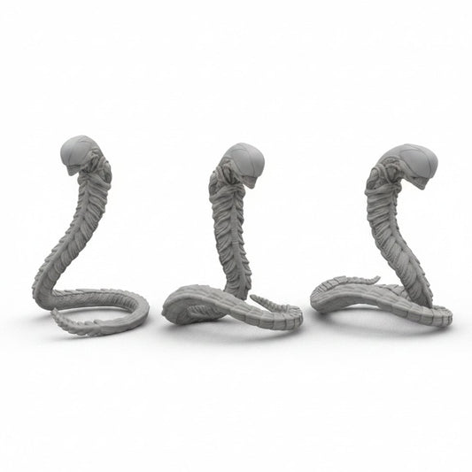 Alien Earth Chest Bursters | Alien Inspired Resin Miniatures | Set of 3 or Individual Xenomorph Parasites 28mm or 32mm Scale Papsikels Sci-Fi