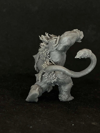 Lions of Habibi - Set of 2 | Trench Crusade | Papsikels Fantasy, Resin Miniature - Tabletop miniature - Fantasy Miniature - 32mm