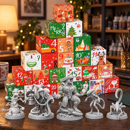 24 Day Resin Miniature Advent Calendar