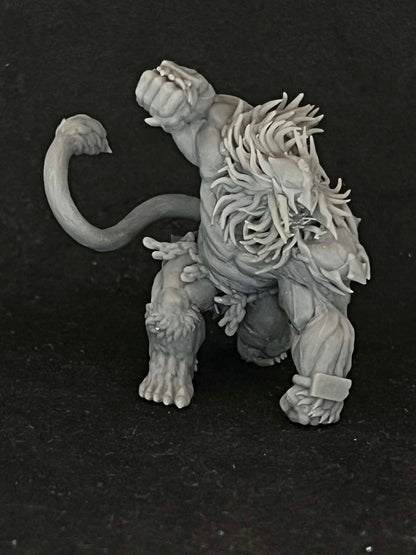 Lions of Habibi - Set of 2 | Trench Crusade | Papsikels Fantasy, Resin Miniature - Tabletop miniature - Fantasy Miniature - 32mm