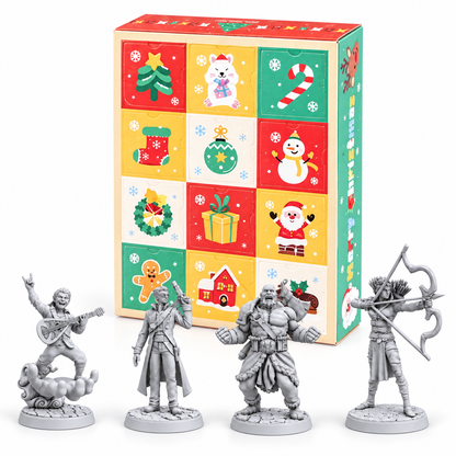 12 Day Resin Miniature Advent Calendar